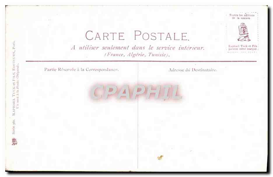 CPA Fantaisie London — Verso