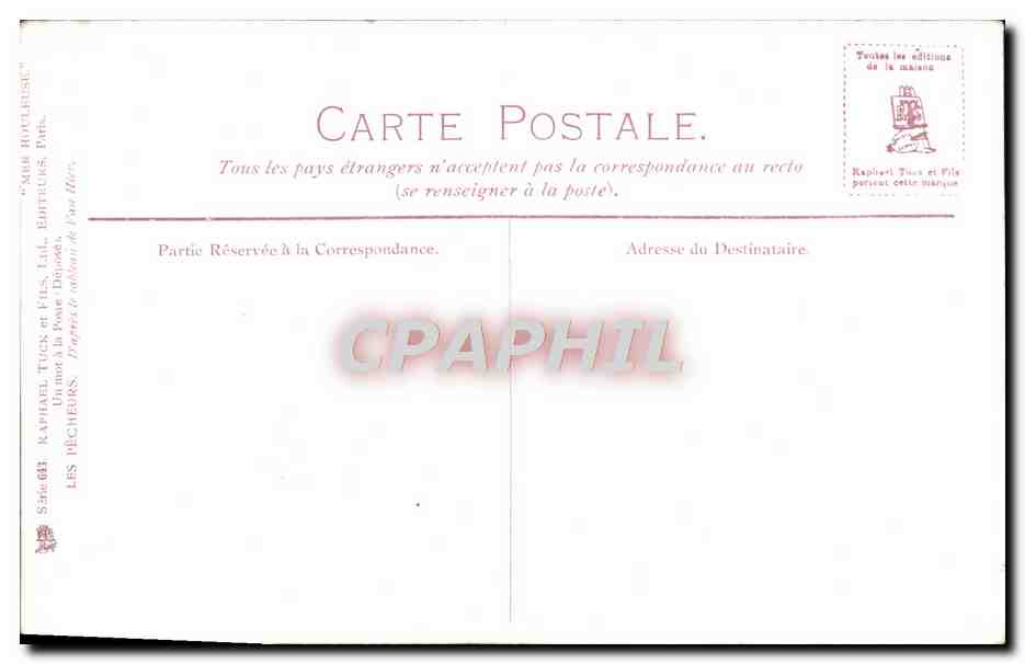 CPA Fantaisie  — Verso