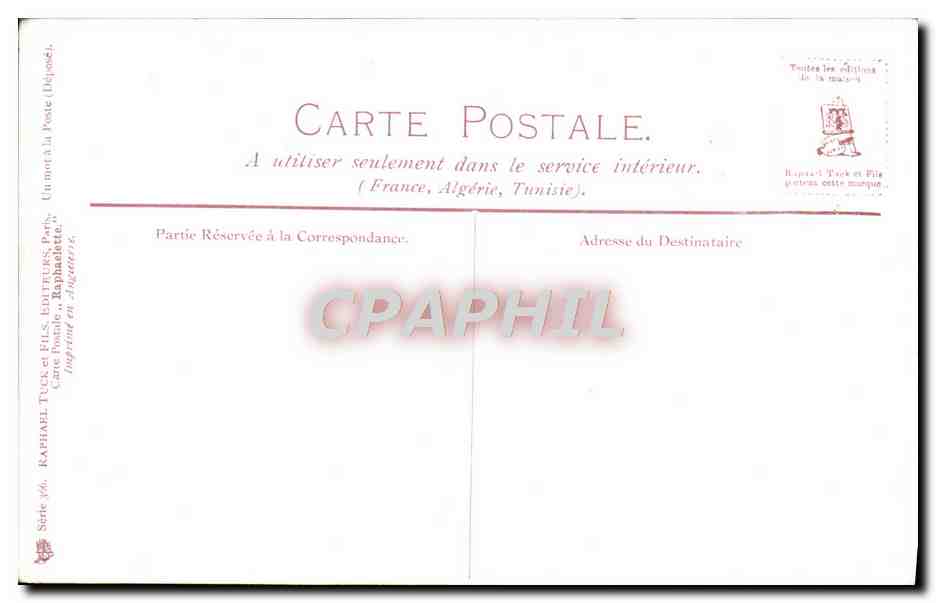 CPA Fantaisie  — Rückseite