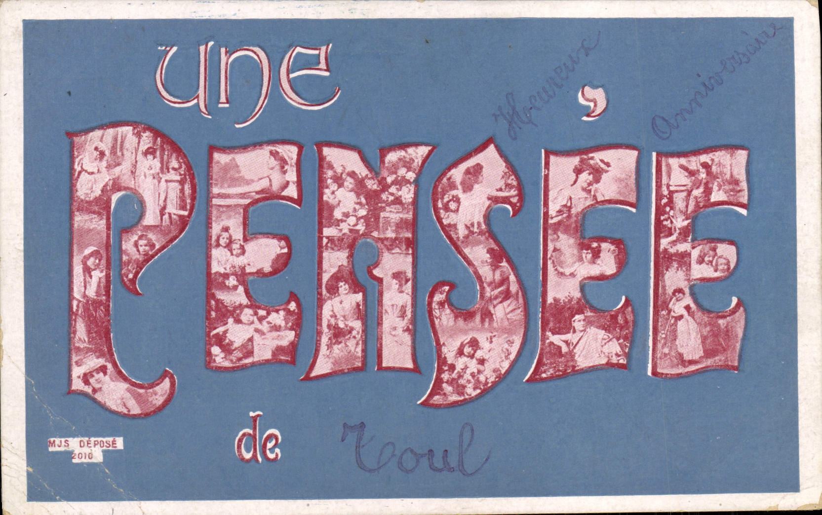 CPA Une Pensee de Toul Enfants