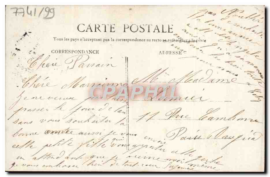 CPA Fantaisie Enfant — Rückseite