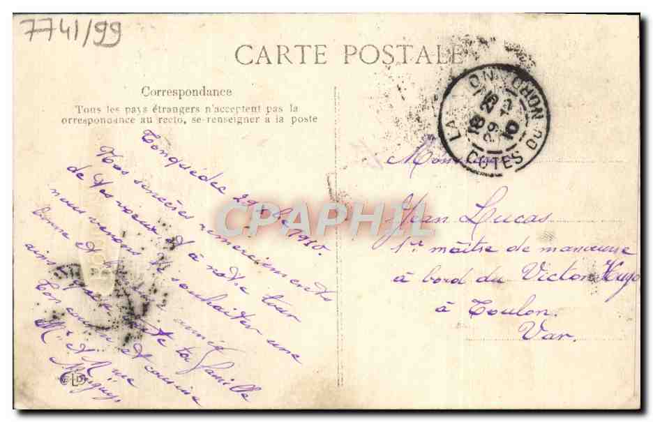 CPA Fantaisie Enfants — Rückseite