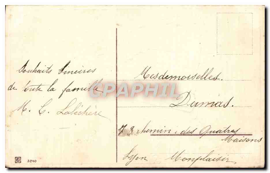 CPA Fantaisie Enfants — Rückseite