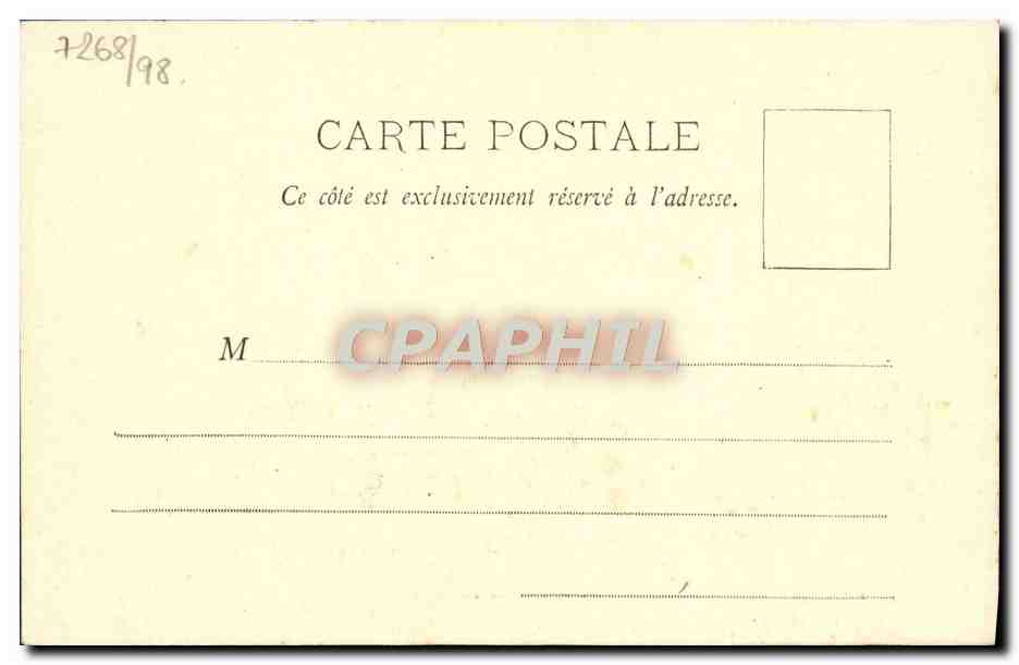 CPA Exposition de 1900 Paris Section russe au Trocadero Russie Russia — Verso