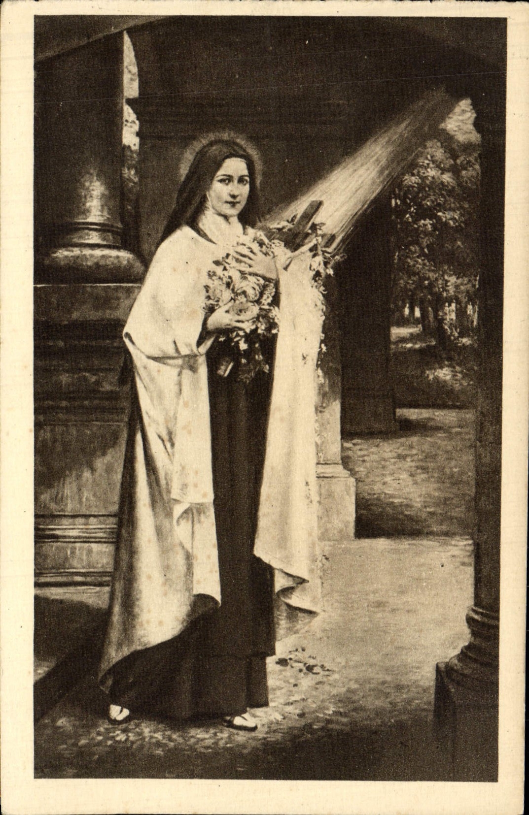 CPA Sainte Therese de l'enfant Jesus Lisieux