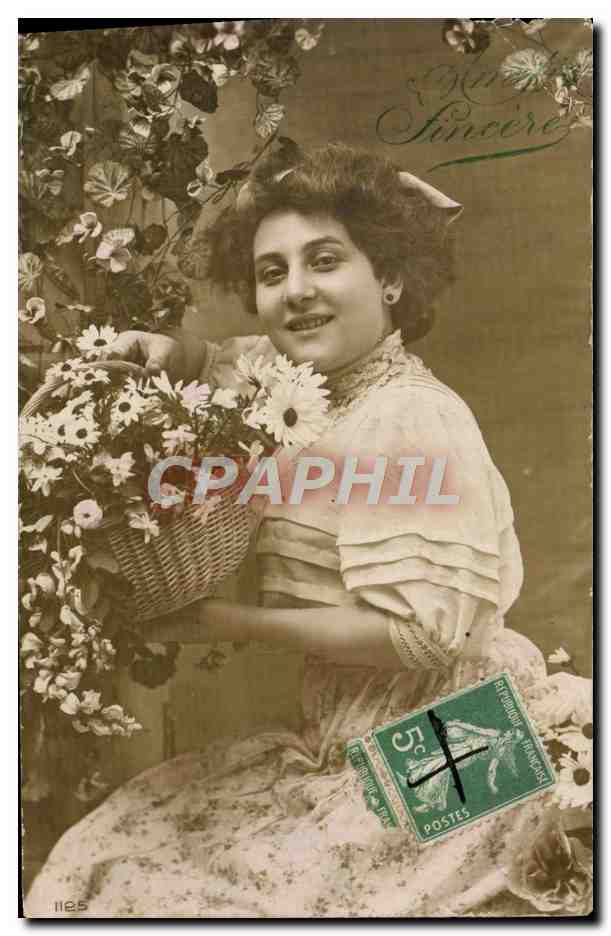CPA Fantaisie Femme