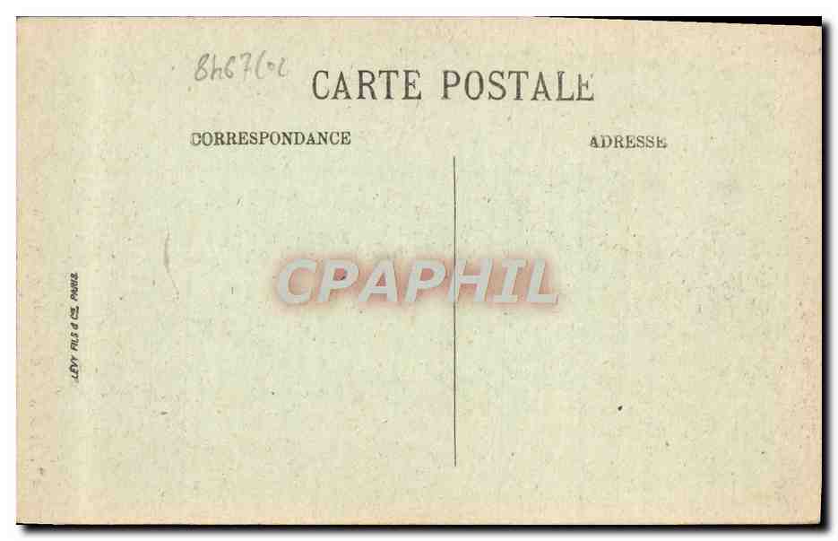 CPA Bayeux Cathedrale Tour Centrale — Verso