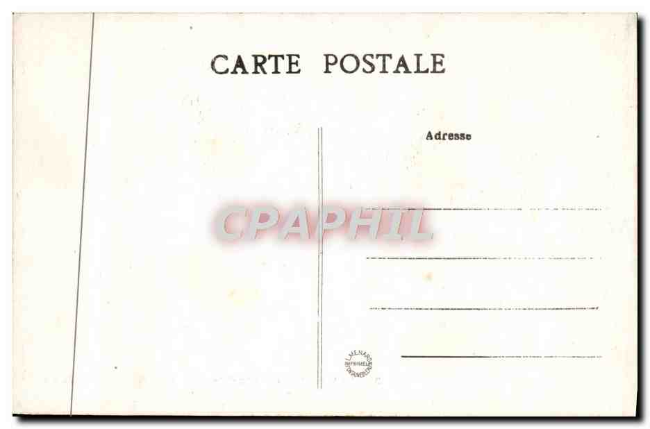 Palais de Fontainebleau — Le Cabinet de l'Abdication — Collection Artistique L. M. — Verso