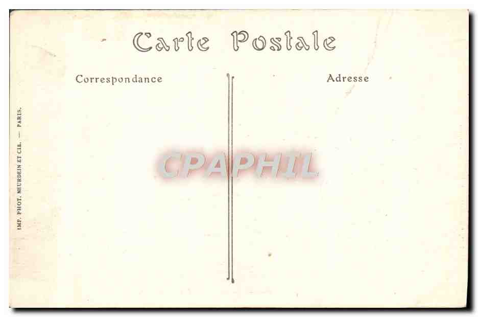 CPA Compiegne Ruines de la Tour Jeanne d'Arc — Verso
