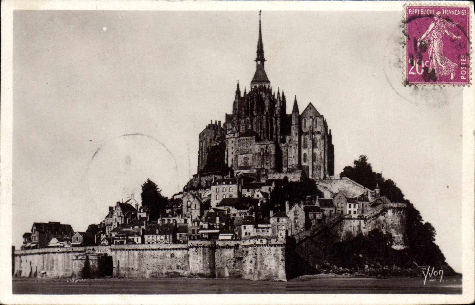 Le Mont Saint-Michel — vue panoramique — Les Éditions de la Douce France, n°4