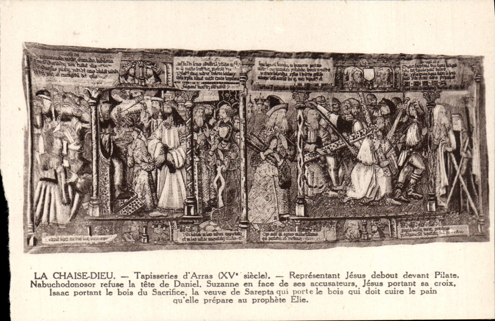 CPA La Chaise Dieu Tapisseries d'Arras Representant Jesus devant Pilate