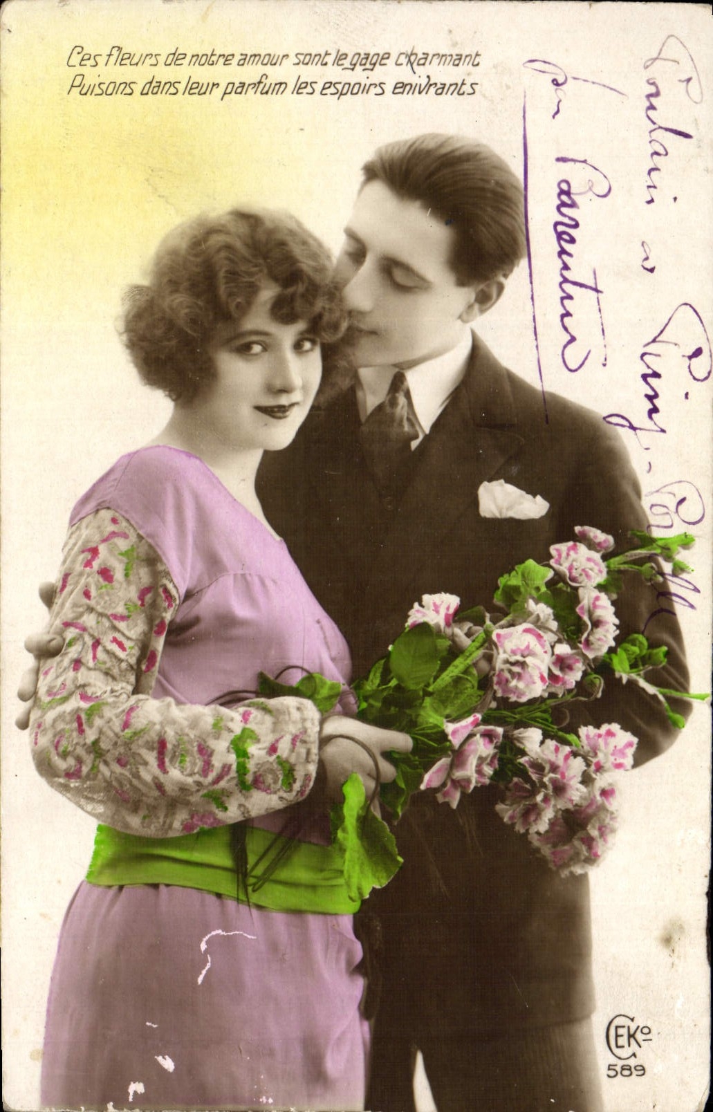 CPA Fantaisie Femme