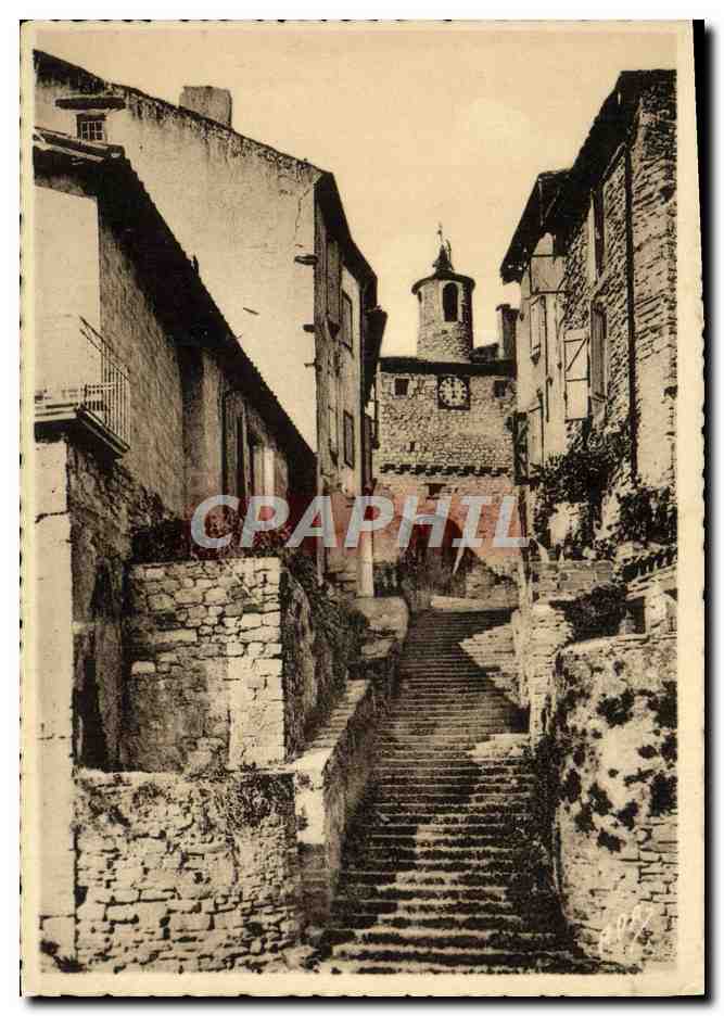 CPM Cordes Porte de l'Horloge et Escalier du Pater Noster