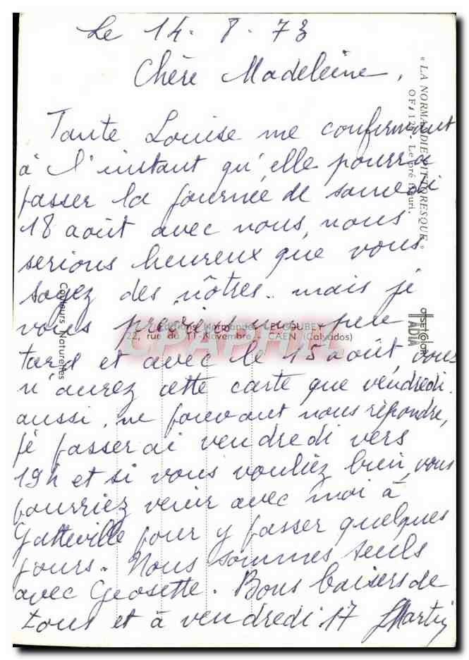 CPM La Normandie Pittoresque Le pre fleuri Cheval — Back