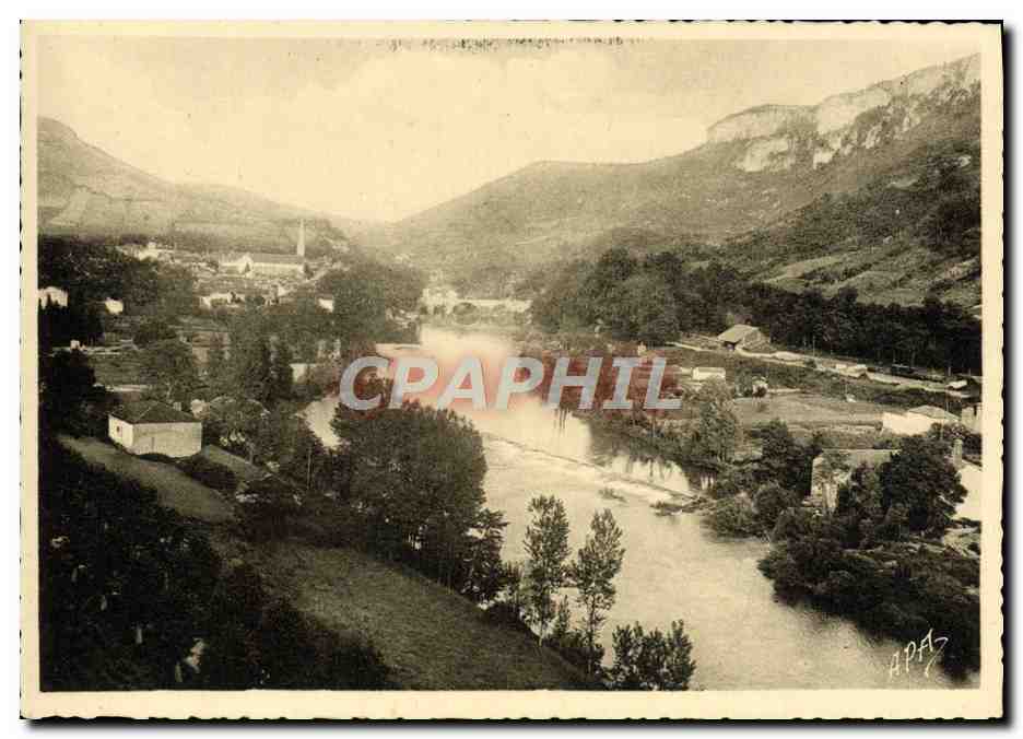 CPA Le Tarn Et Illustre St Antonin Noble Val Vue Panoramique