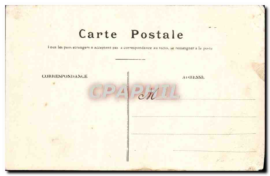 CPA Bourbonne Les Bains Casino La Terrasse — Rückseite