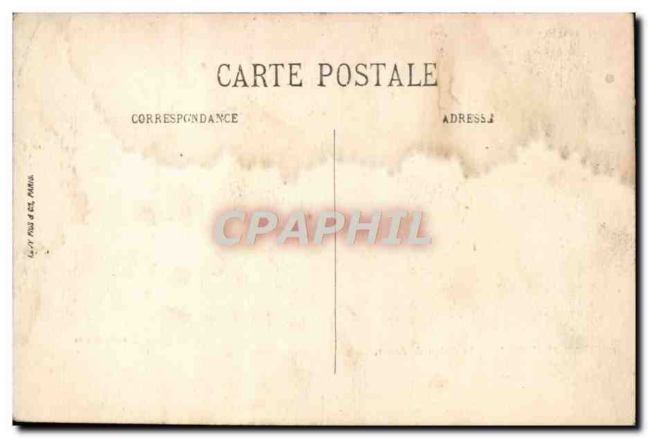CPA Guerre Le Crime De Reims La Rue Courmeaux Bombardee Par Les Allemands Militaria  — Verso
