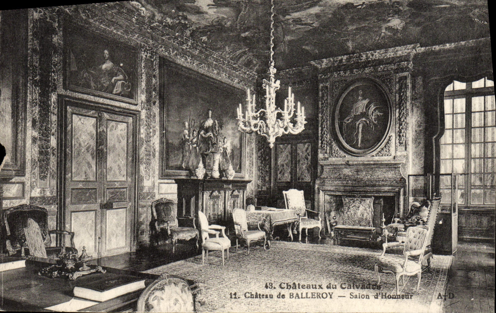 Château de Balleroy — Salon d'Honneur — Châteaux du Calvados