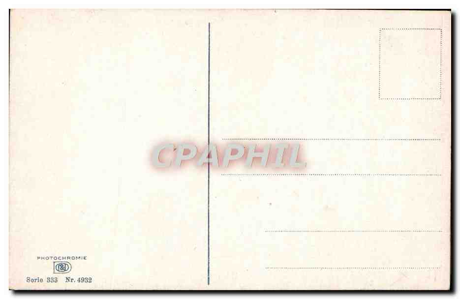 CPA Fantaisie — Verso