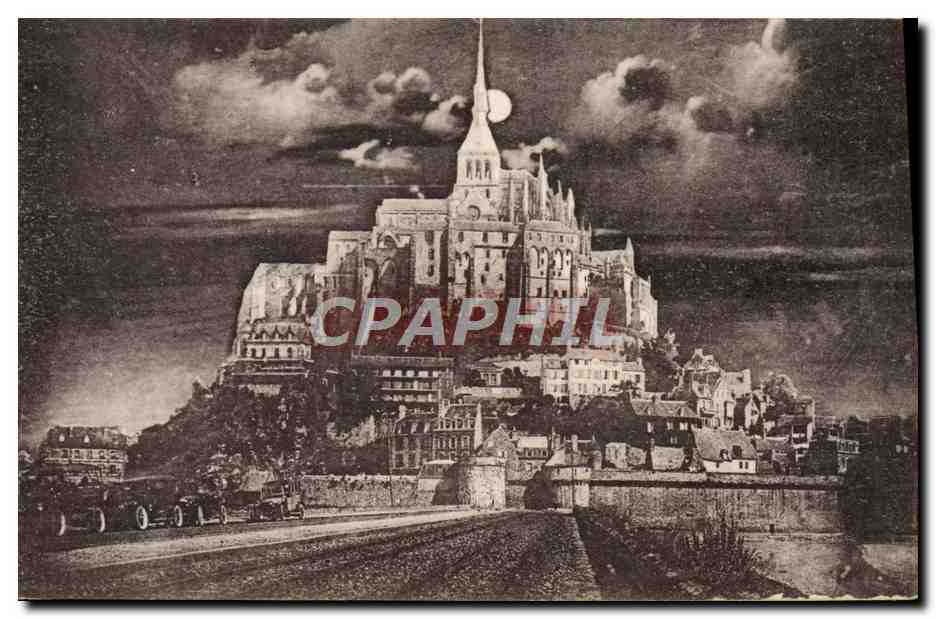 CPA Le Mont St Michel Effet De Lune