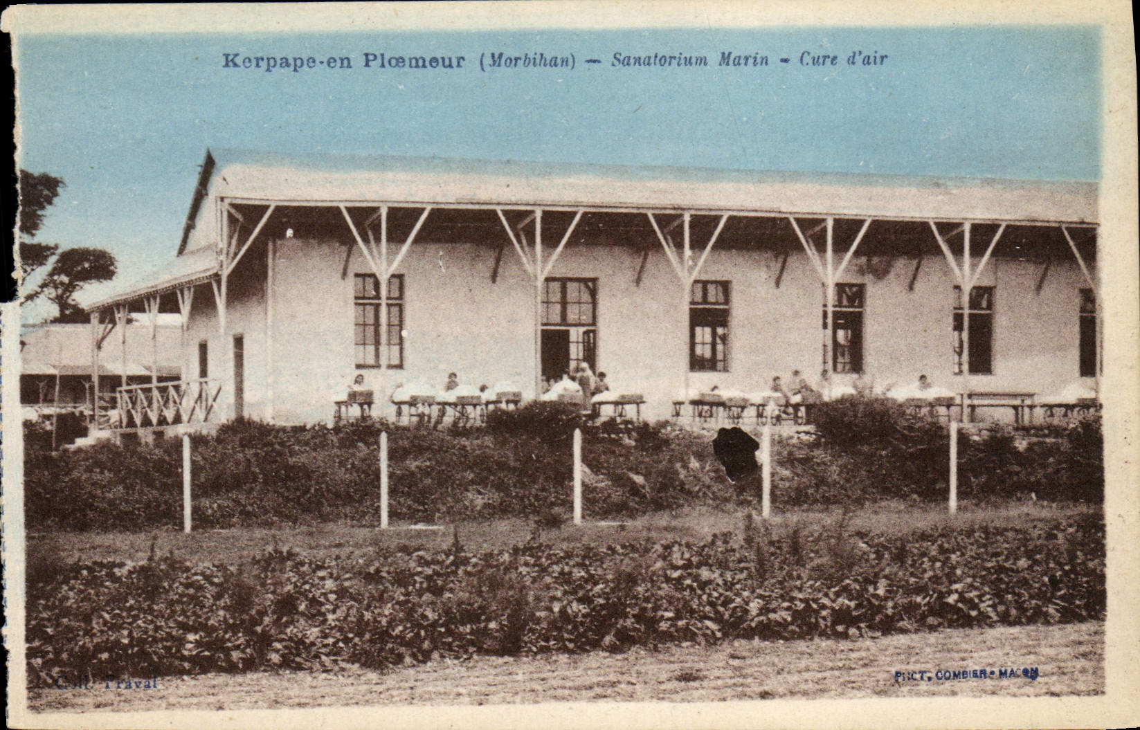 Kerpepe-en Plœmeur (Morbihan) — Sanatorium Marin — Cure d'air — Pict. Combier & Macéen