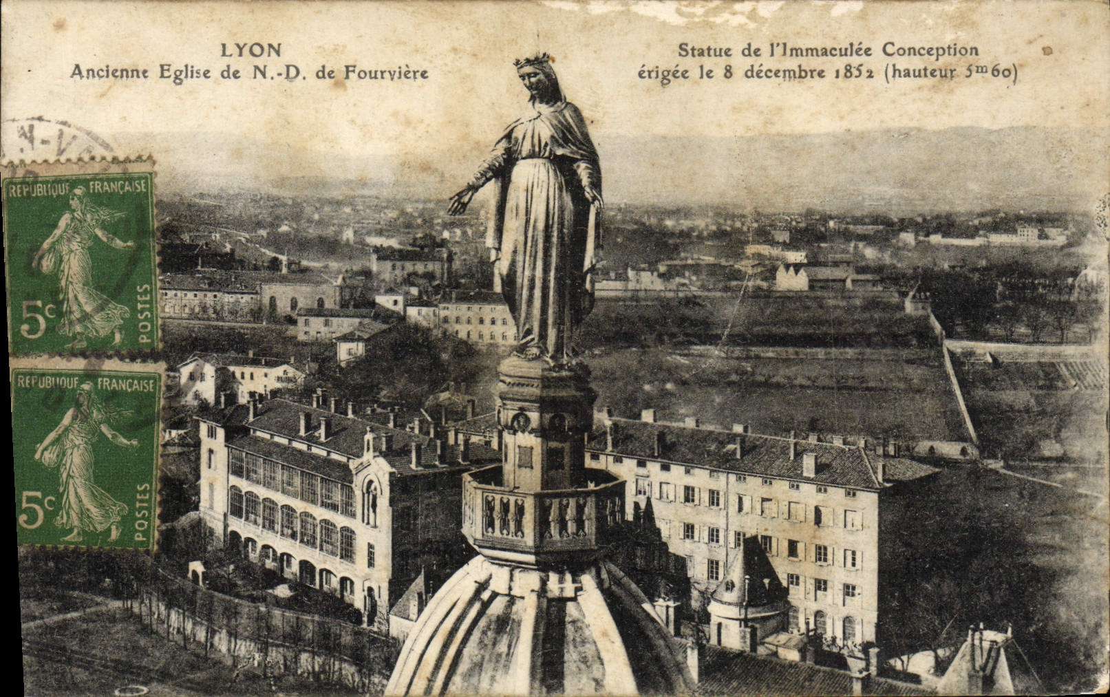 CPA Lyon Ancienne Eglise De ND De Fourviere