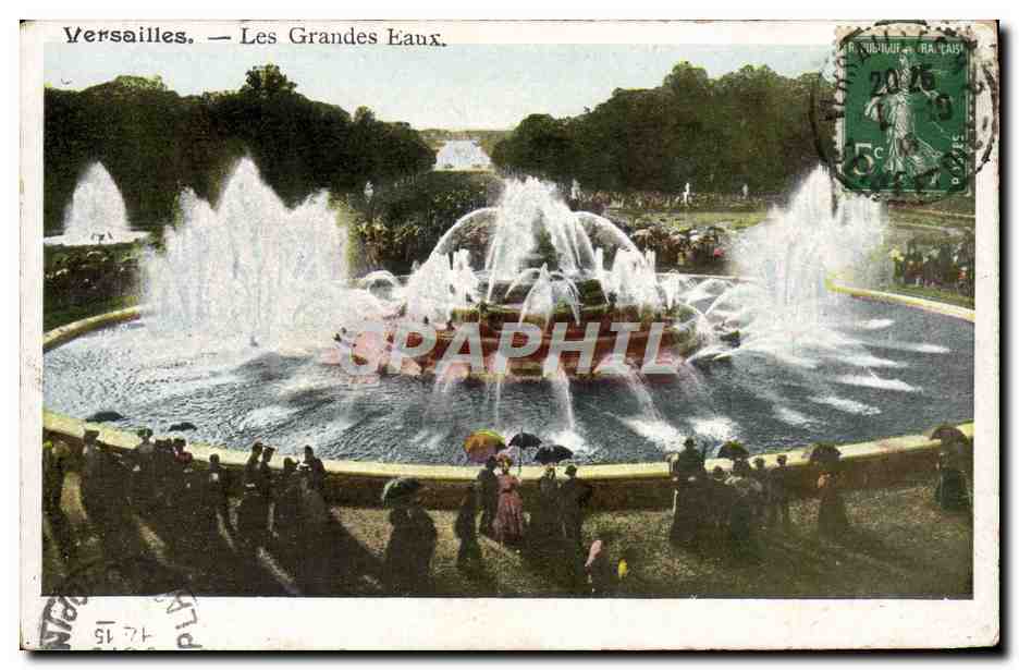 CPA Versailles Les Grandes Eaux