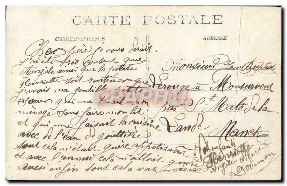 CPA Bonne Annee Enfant — Rückseite