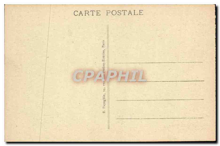CPA Paris Notre Dame La Facade — Rückseite