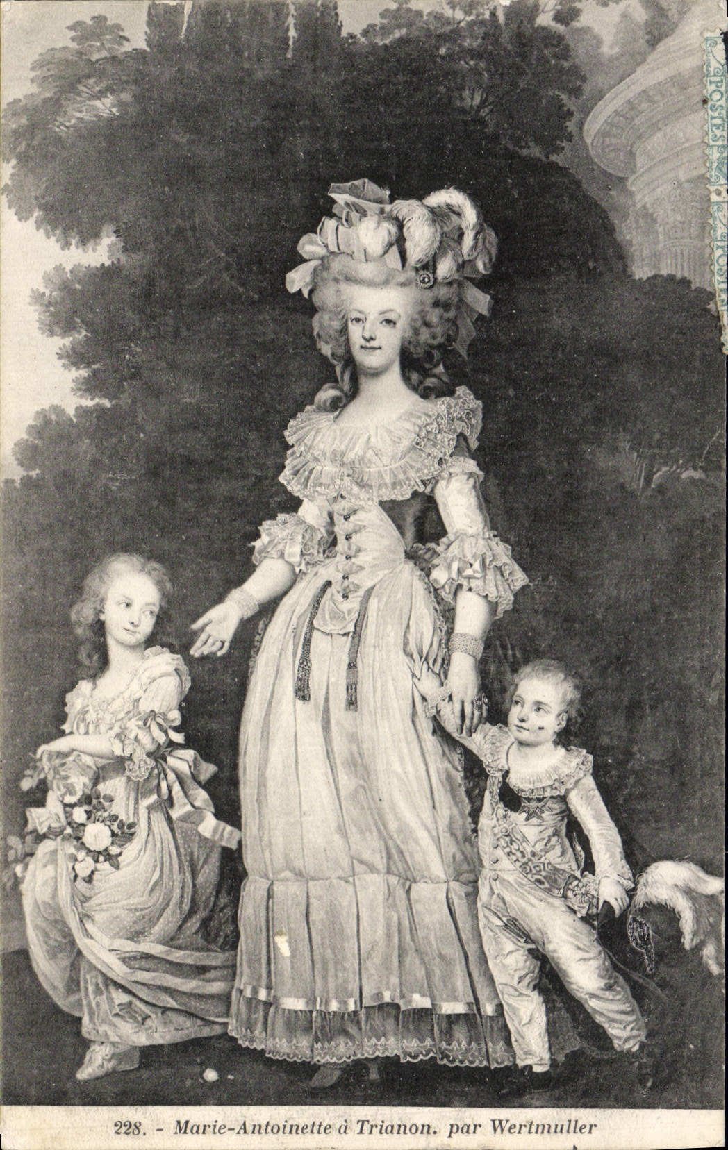 CPA Marie Antoinette A Trianon Par Wertmuller