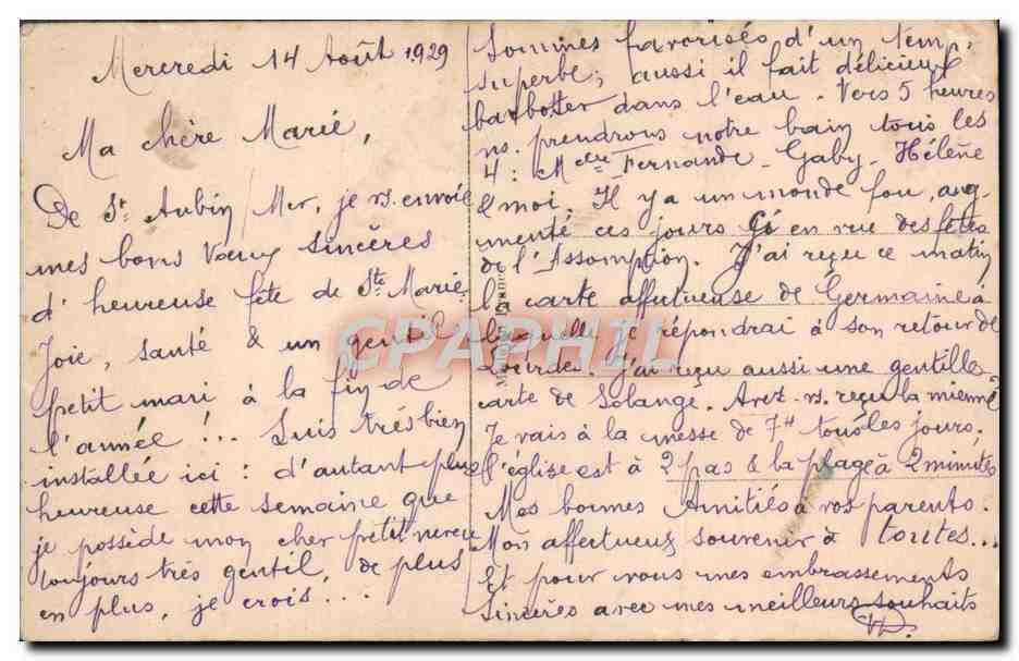 CPA Fantaisie Fleurs Bonne Fete — Rückseite