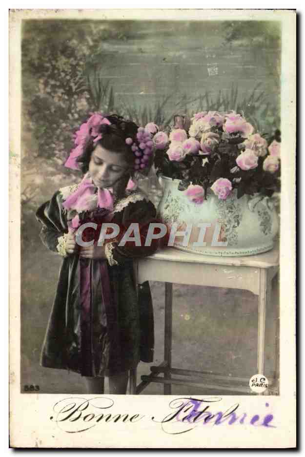 CPA Fantaisie Enfant Bonne Fete