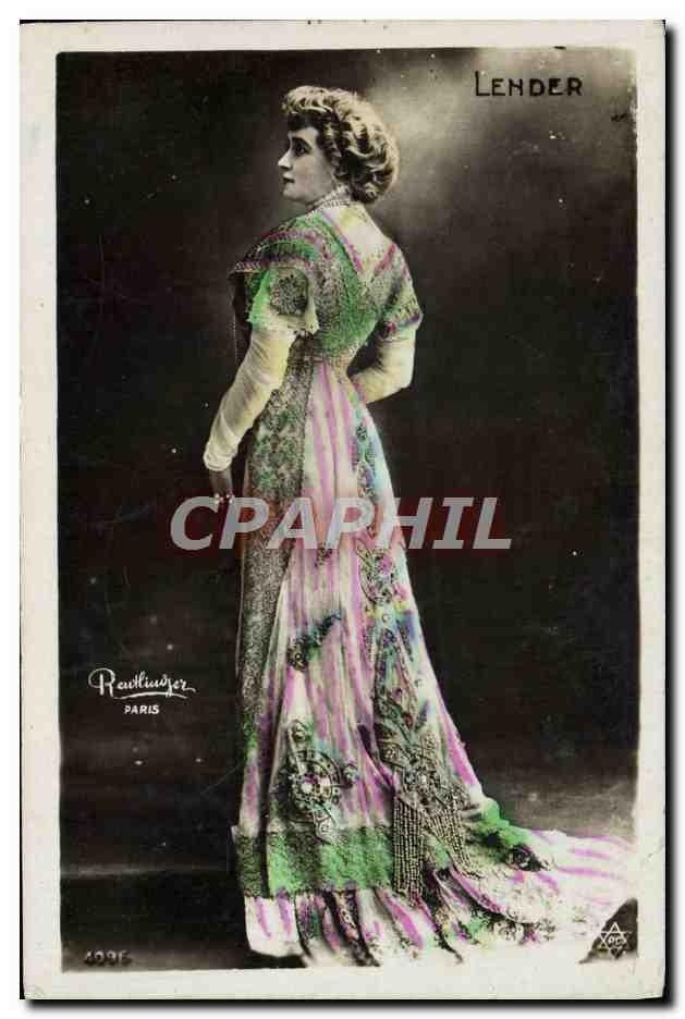 Lender — Portrait de dos en robe de soirée — Reuflinger, Paris, n° 4996