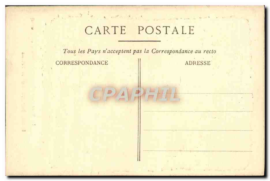 CPA Le Mont Saint Michel Martin Bernard Dans Sa Prison — Verso