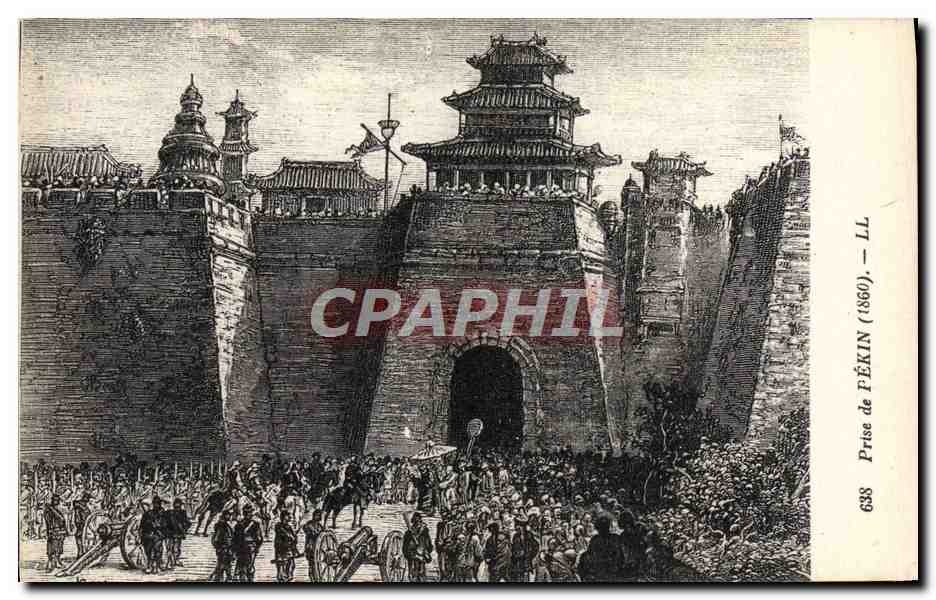 CPA Prise De Pekin 1860 Militaria Chine China 