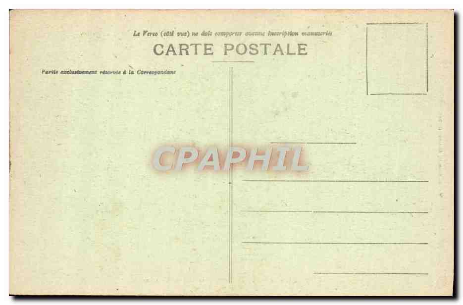 CPA Belfort Le Lion Bartholdi — Verso