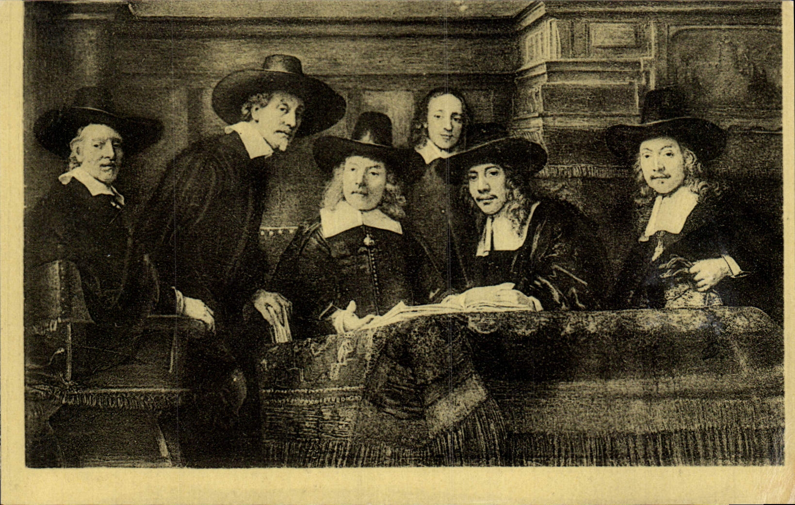 CPA Rembrandt Amsterdam Rijks Museum Les syndics des drapiers