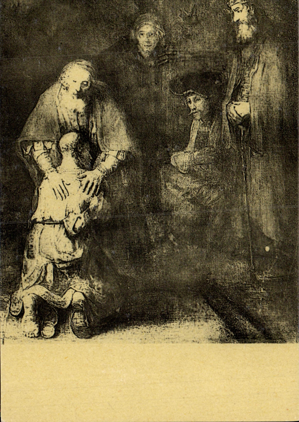CPA Rembrandt Le Retour De l'Enfant prodigue Leningrad Musee De L'Ermitage