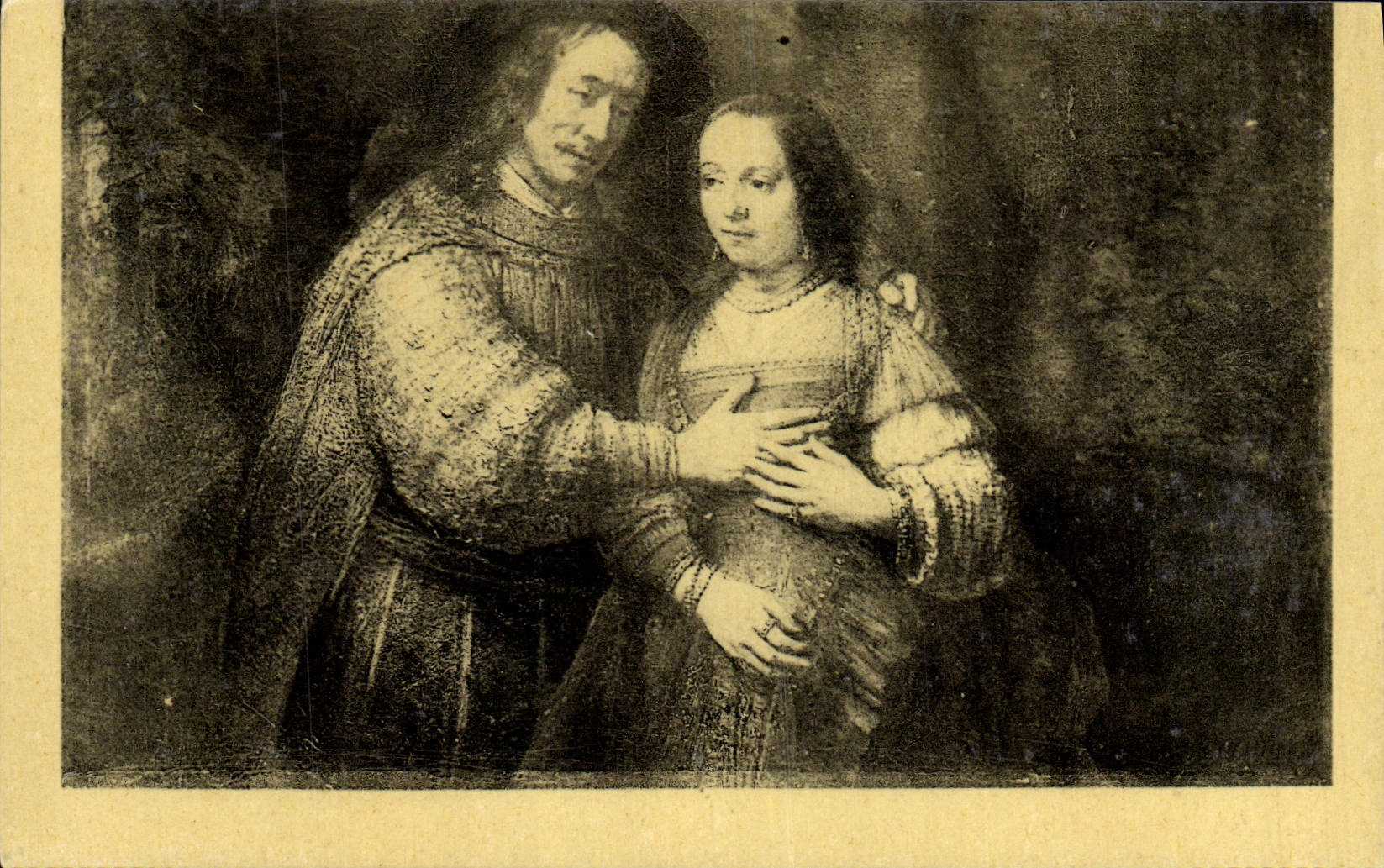 CPA Rembrandt amsterdam Rijks Museum La fiance juive Juif Judaica