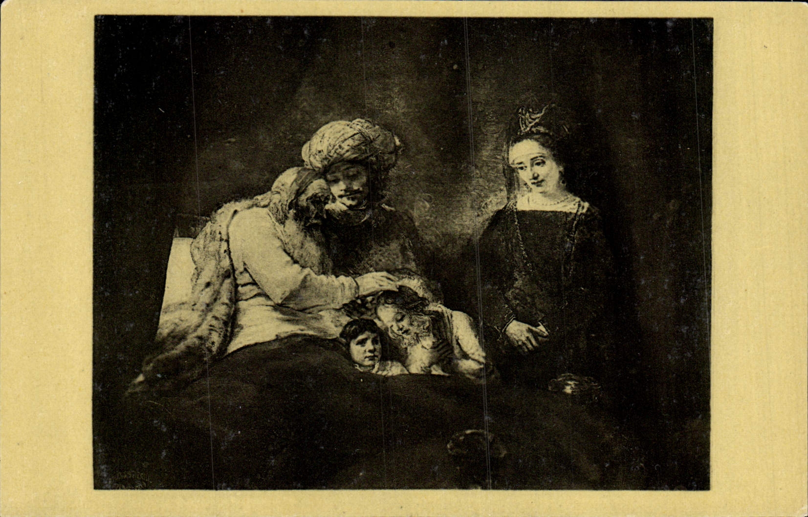 CPA Rembrandt Cassel Galerie De Peinture Jacob benissant les fils de Joseph