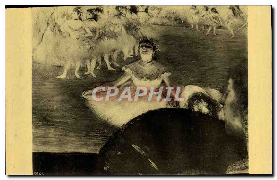 CPA Degas Danseuse Saluant Sur La Scene