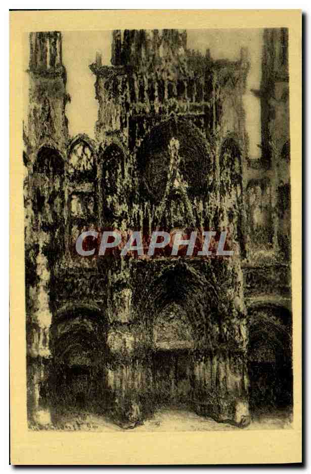 CPA Monet La cathedrale de Rouen Paris Musee du Louvre