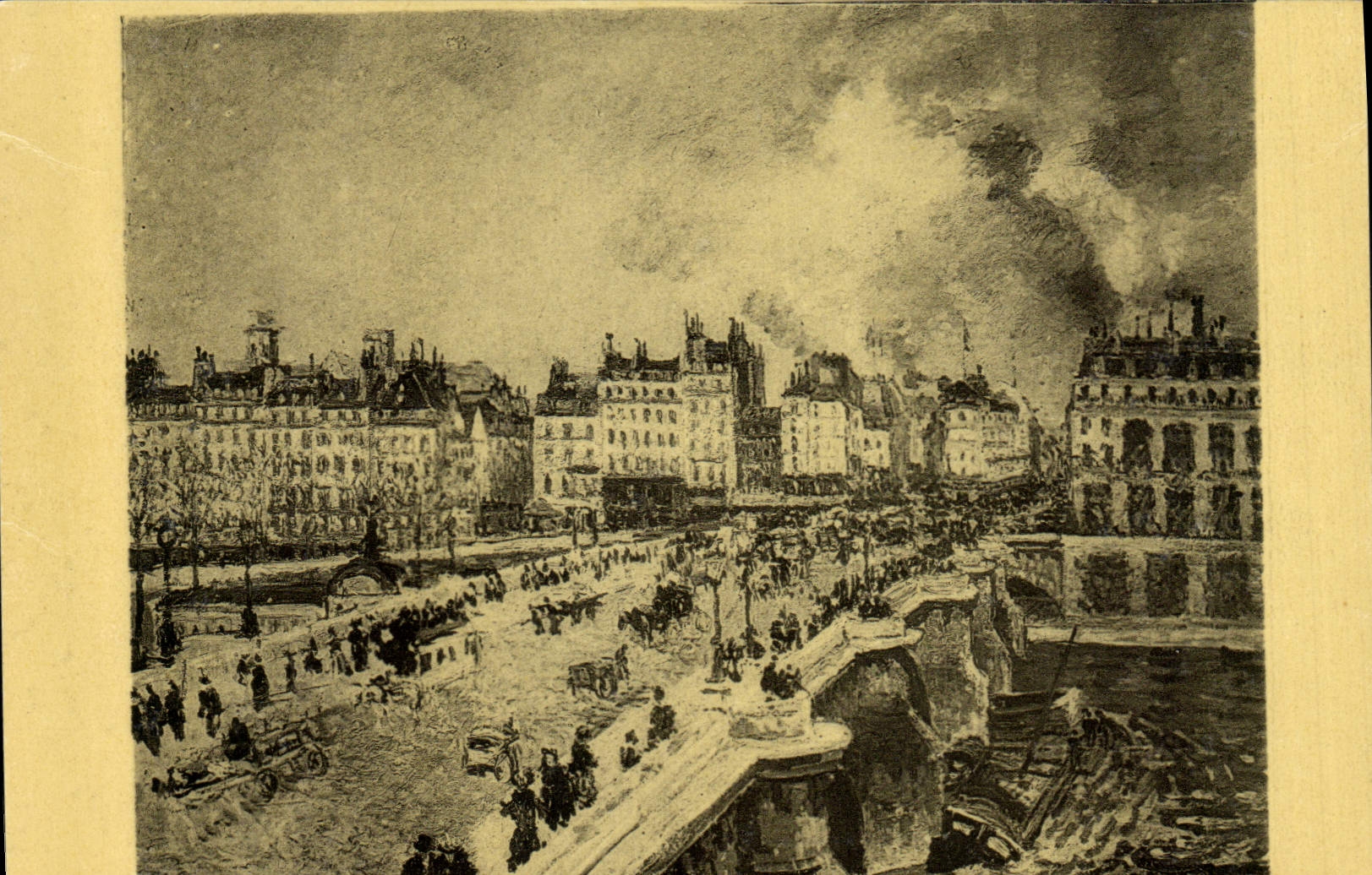 CPA Pissaro Le Pont Neuf