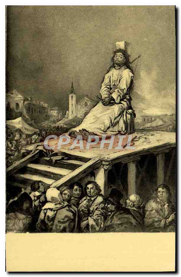 CPA Goya Y Lucientes Lille Musee Des Beaux Arts Le garrot