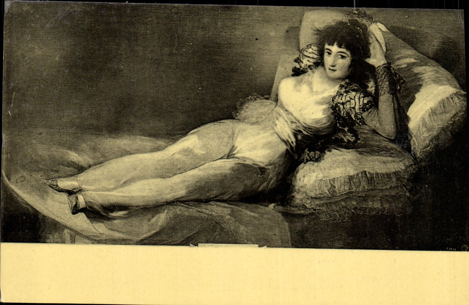 CPA Goya Y Lucientes Madrid Musee Du Prado La Maja habillee