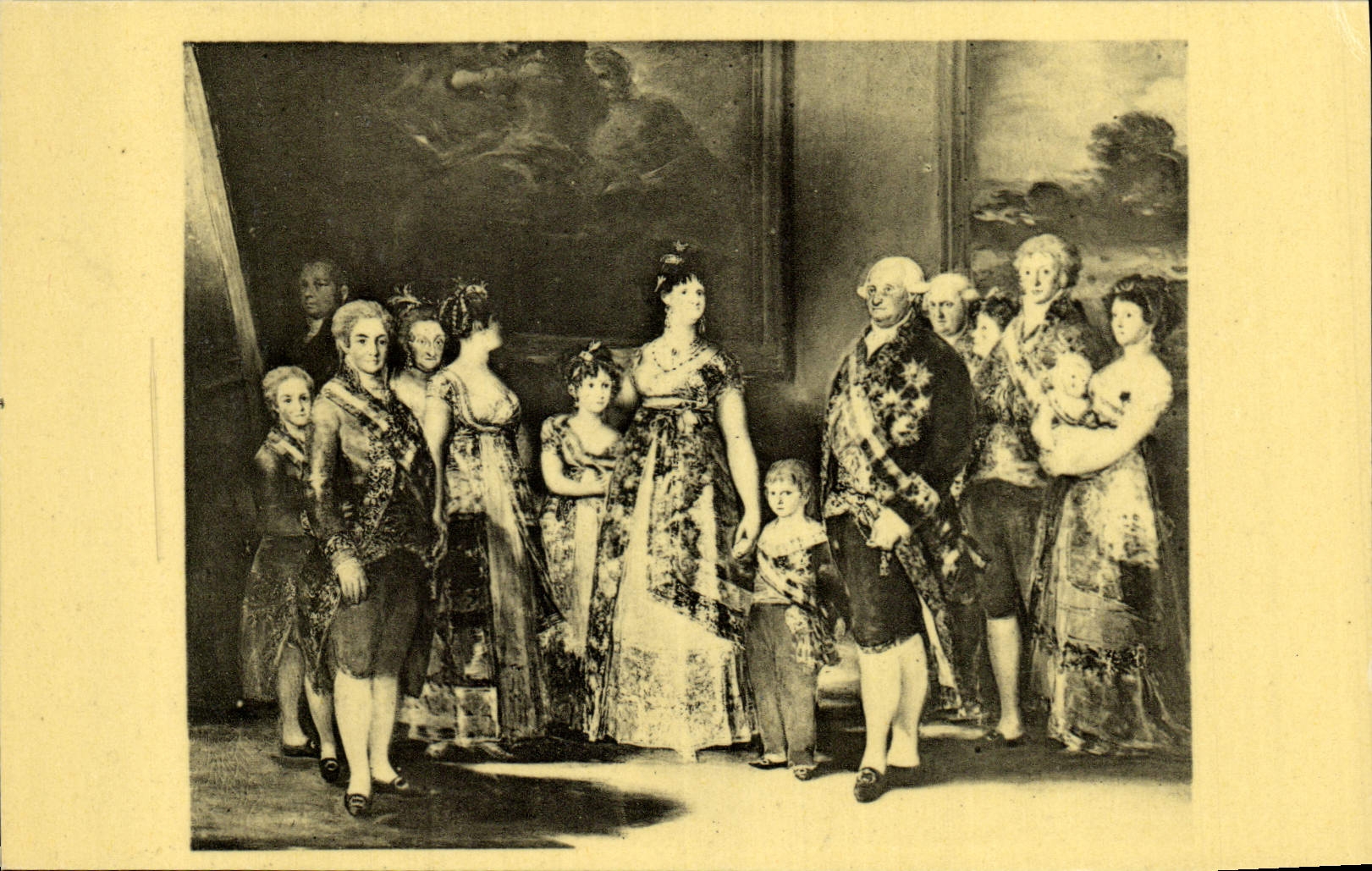 CPA Goya Y Lucientes Madrid Musee Du Prado La famille de Charles IV