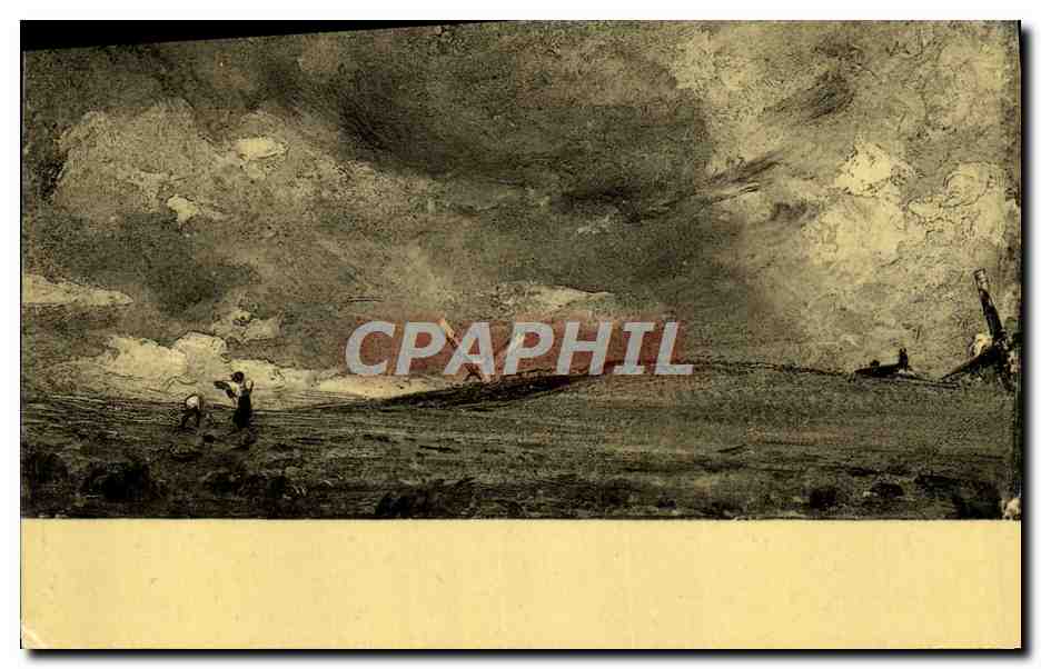 CPA Constable Les glaneurs Londres National Gallery 