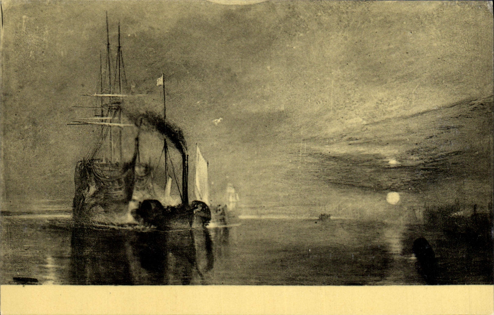 CPA Turner Londres National Gallery Le Temeraire remorque a son dernier mouillage pour etre desarme Bateau