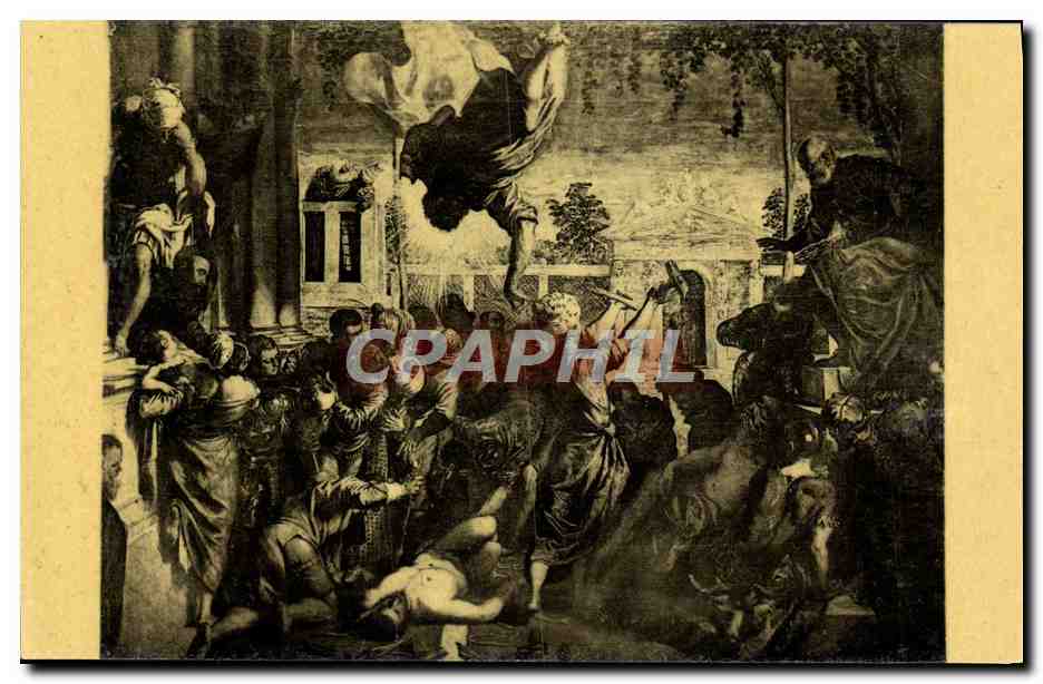 CPA Tintoret Venise Academie Des Beaux Arts Le miracle de Saint Marc