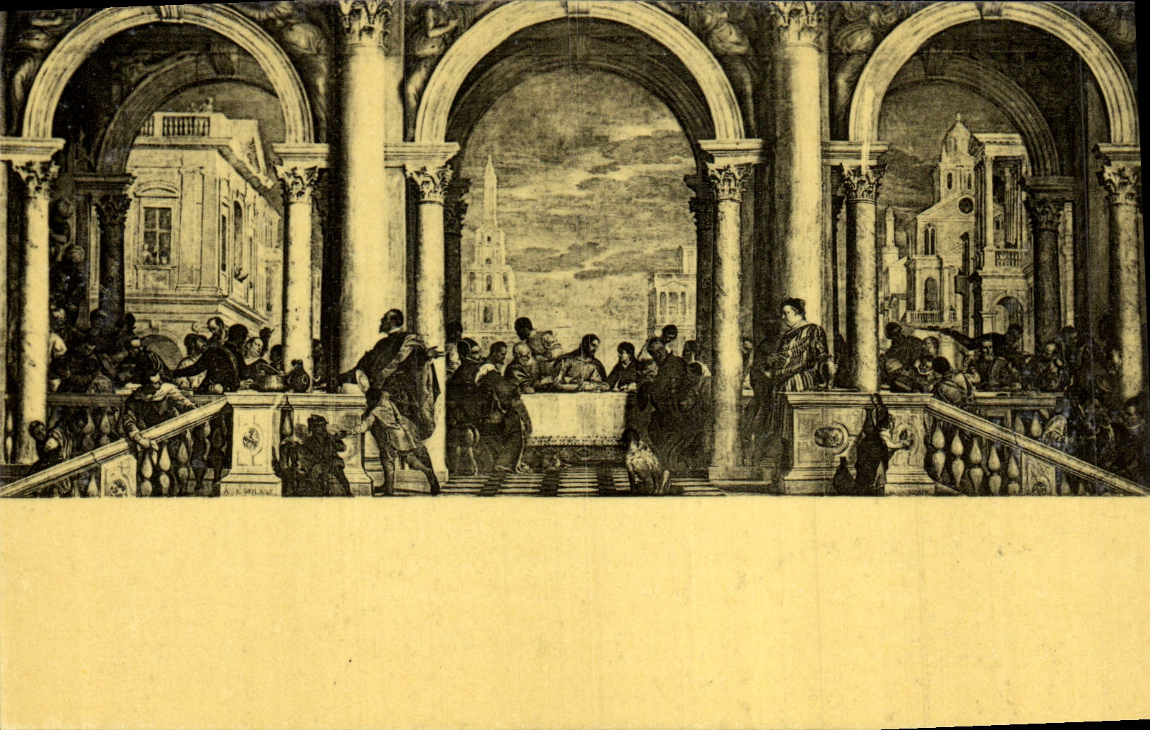 CPA Veronese Le Repas Chez Levi Venise Acaademie Des Beaux Arts
